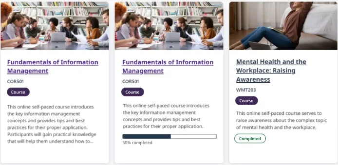 Final validated learning card design